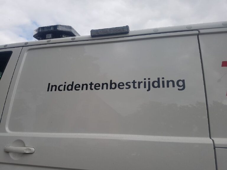 Er rijden  geen treinen door een aanrijding