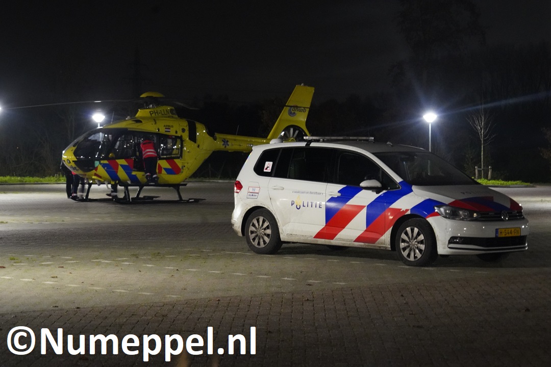 Tramauhelikopter opgeroepen voor incident in Meppel