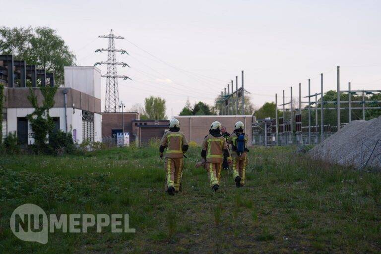 Brandmelding bij voormalig Stad & Esch Randweg in Meppel