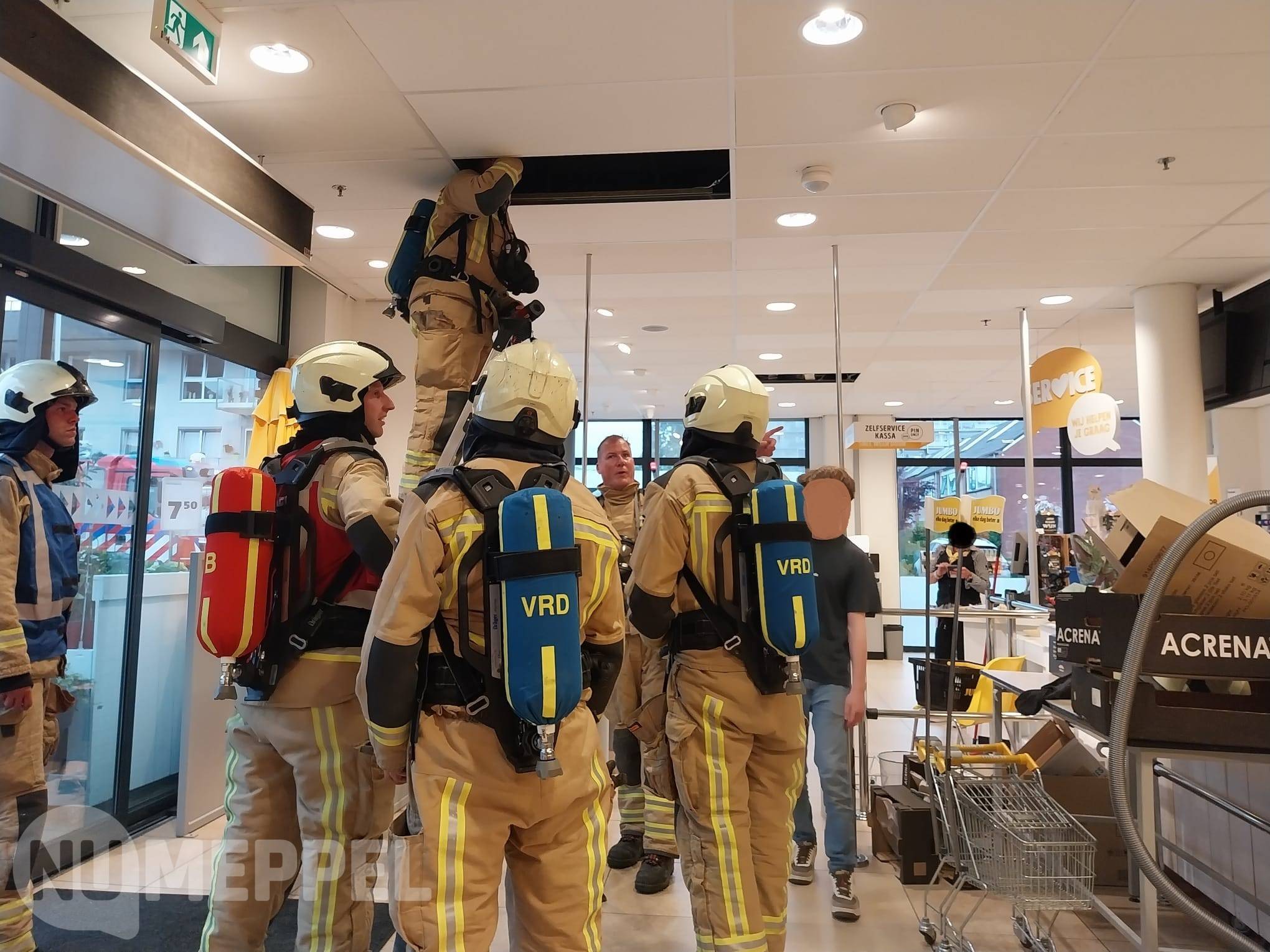 Brandgerucht Jumbo Koedijkslanden Meppel