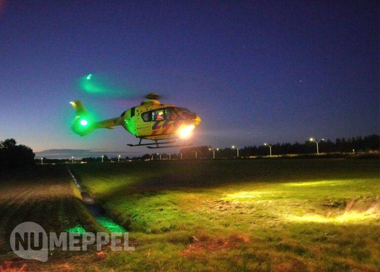 Medisch incident in woning Meppel, traumahelikopter ingezet