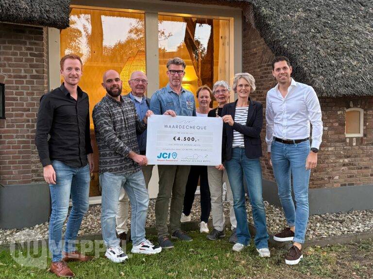 JCI Meppel-Reestmond haalt € 4.500 op voor Hospice Eesinge
