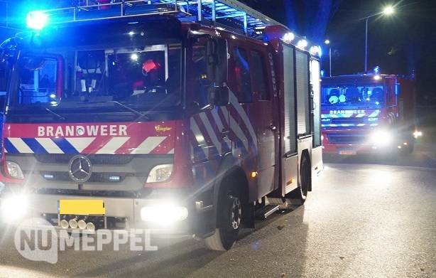 Grote brand in woning aan Albert Steenbergenstraat in Hoogeveen