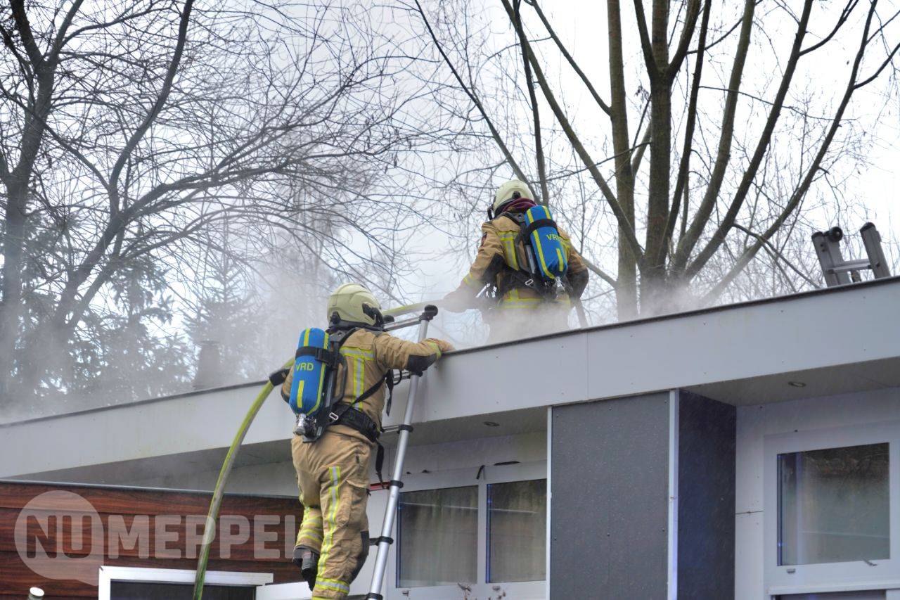 Brand in bungalow op EuroParcs Resort in IJhorst