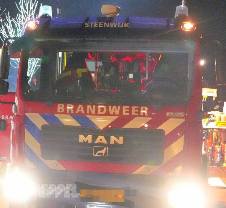 Bermbrand legt treinverkeer tussen Meppel en Steenwijk stil