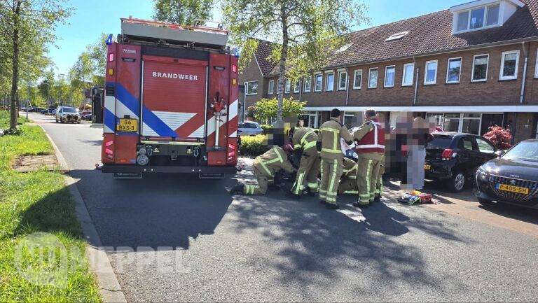 Meisje met been bekneld in wiel bij ongeval in Meppel