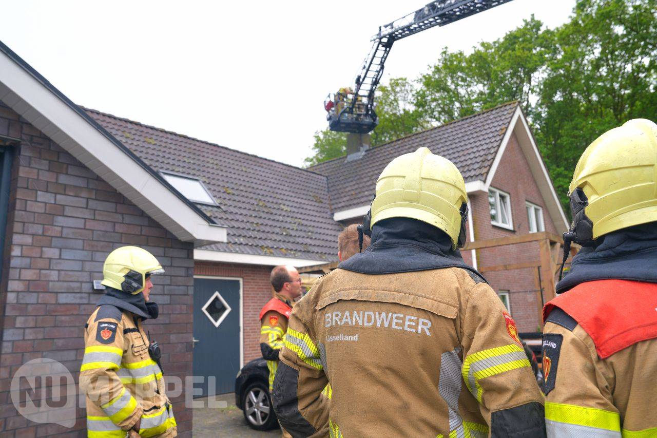 Schoorsteenbrand Boertjessteeg in Staphorst