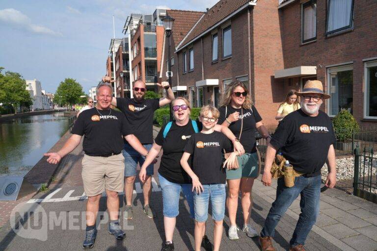 Maandag 1 juni 2026: Eerste dag van de Avondvierdaagse 10 km langs de Boazbrug in Meppel.